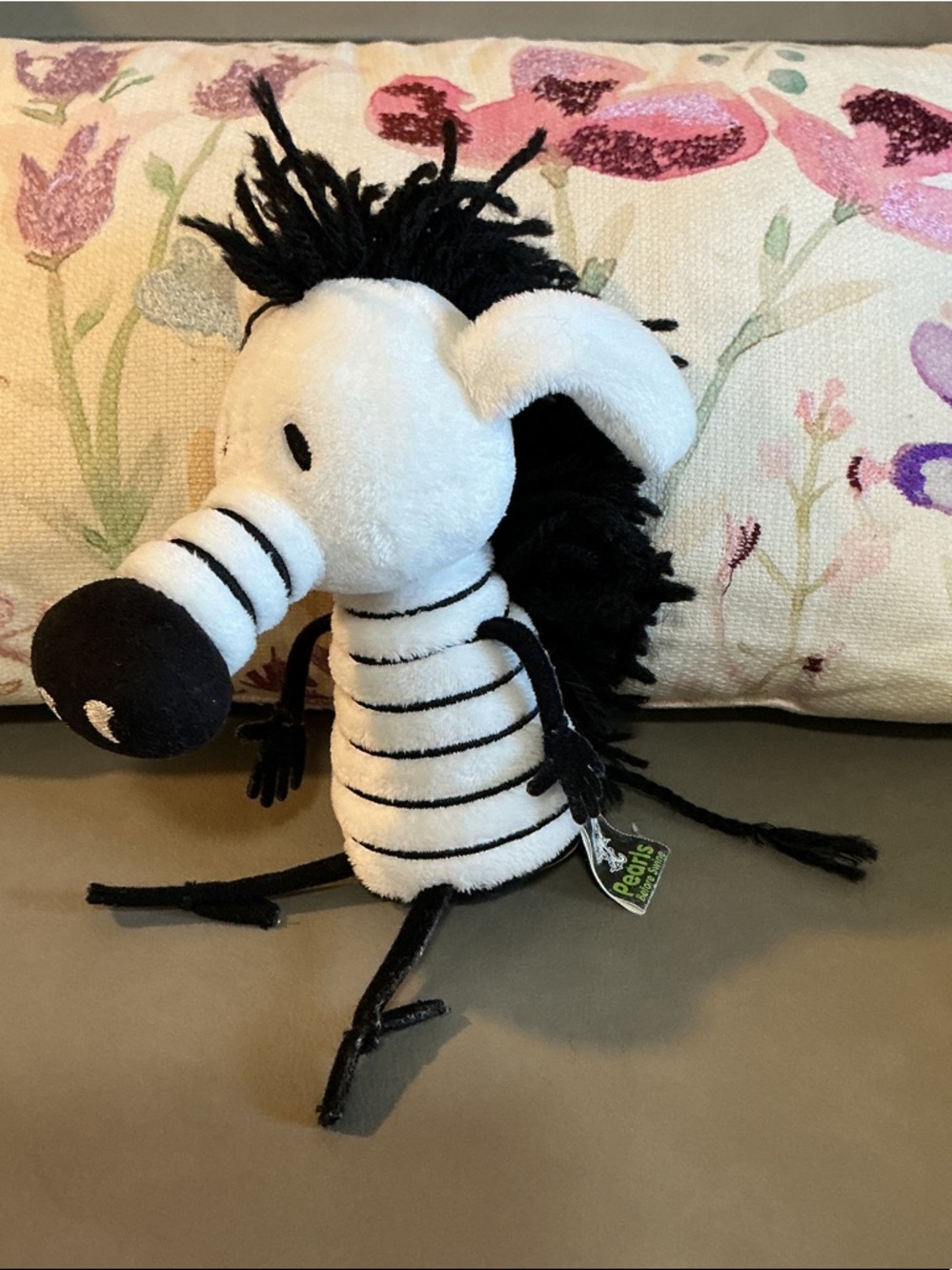 Pearls before swine Plush Toy - Black & White Stuffed Animal